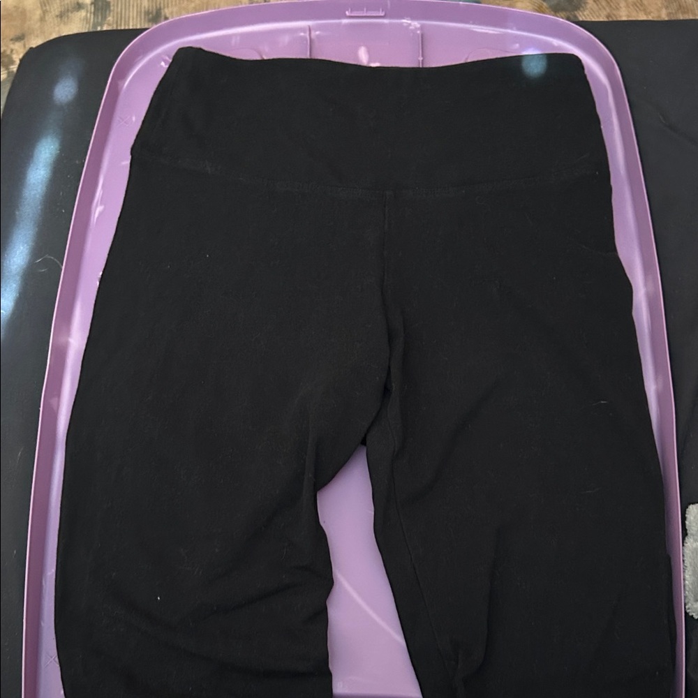 Victoria's Secret Kids Black Leggings